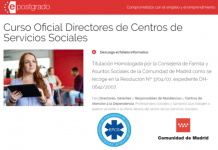 XII convocatoria del Curso Oficial Directores de Centros de Servicios Sociales