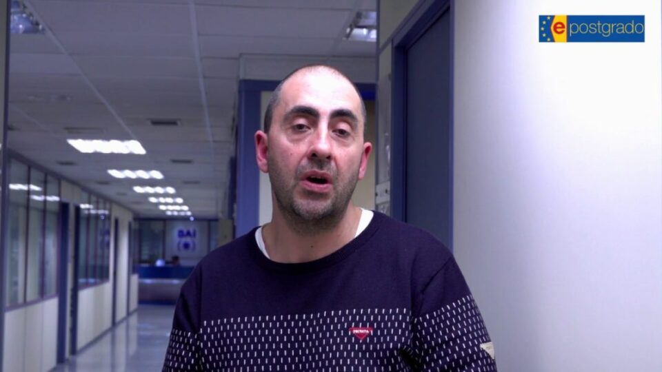 Alumno del Curso de Directores de Servicios Sociales, Humberto San Millán