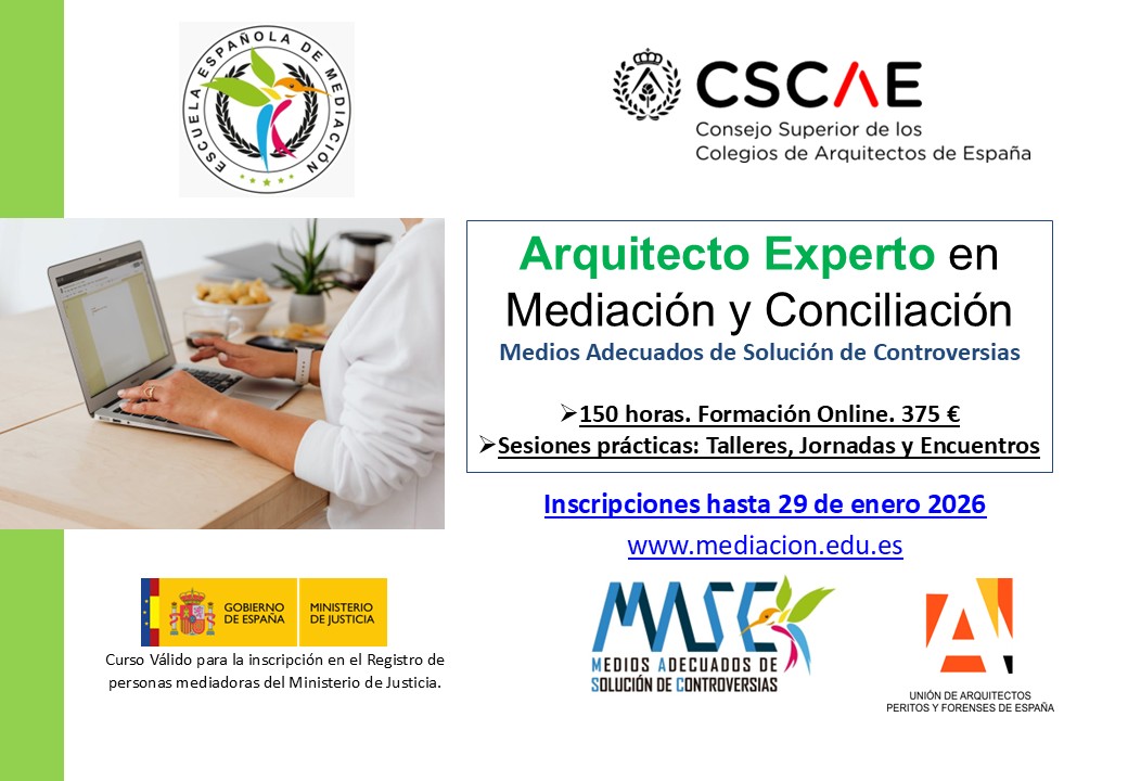 CURSO DE MEDIACION ARQUITECTOS FEBRERO 2026
